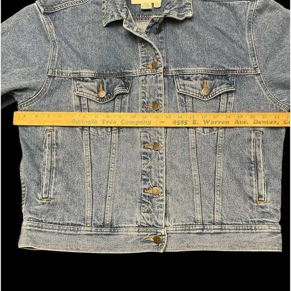 Vintage, Eddie Bauer, Denim Jacket, Size Small - Picture 5 of 7